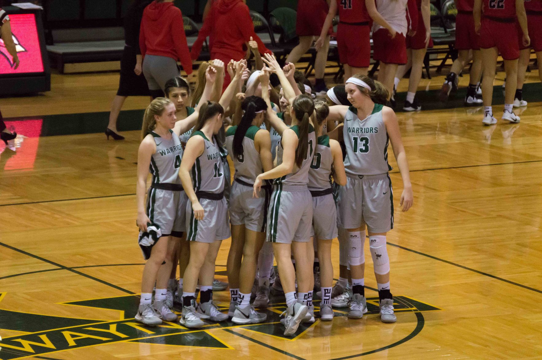 Group huddle